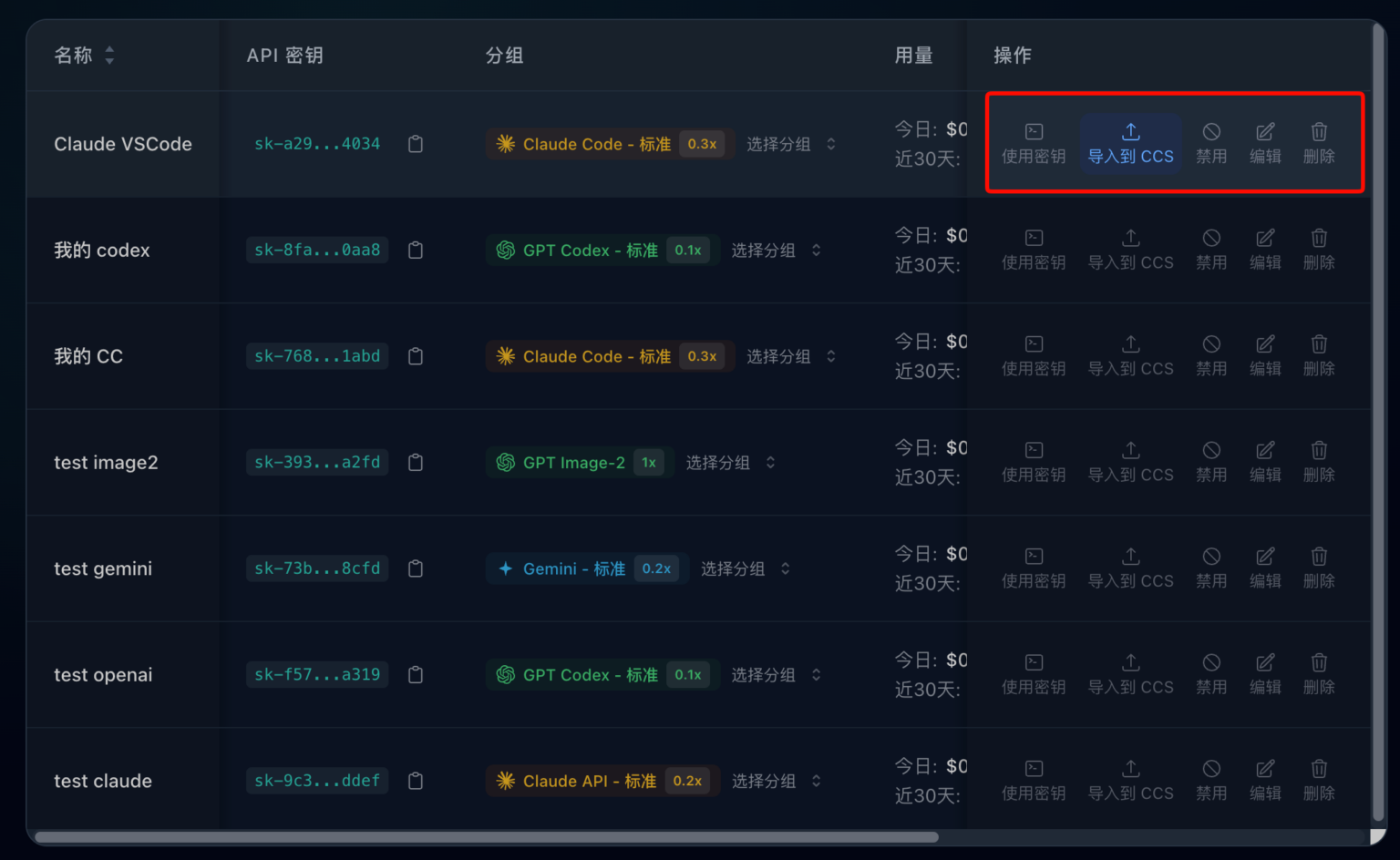 VSCode 使用 Claude Code 教程：CC Switch 接入 YYLX.IO