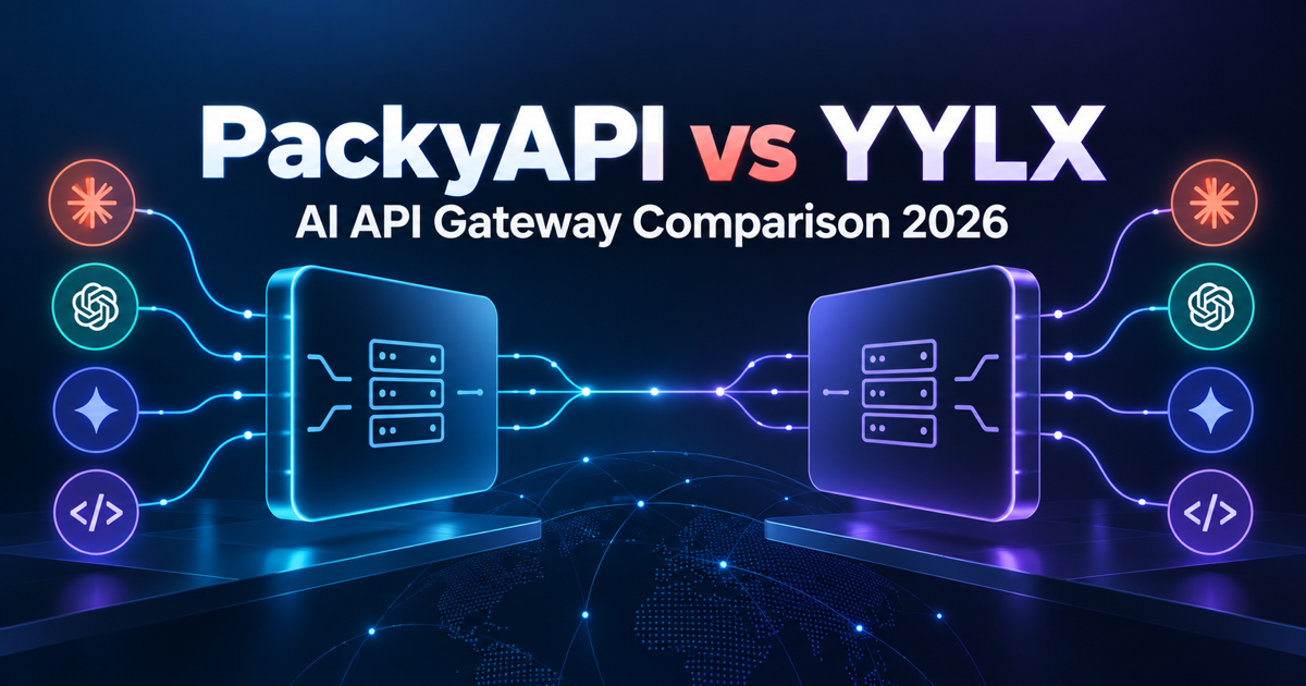 PackyAPI vs YYLX AI API gateway comparison for Claude Code and Codex in 2026