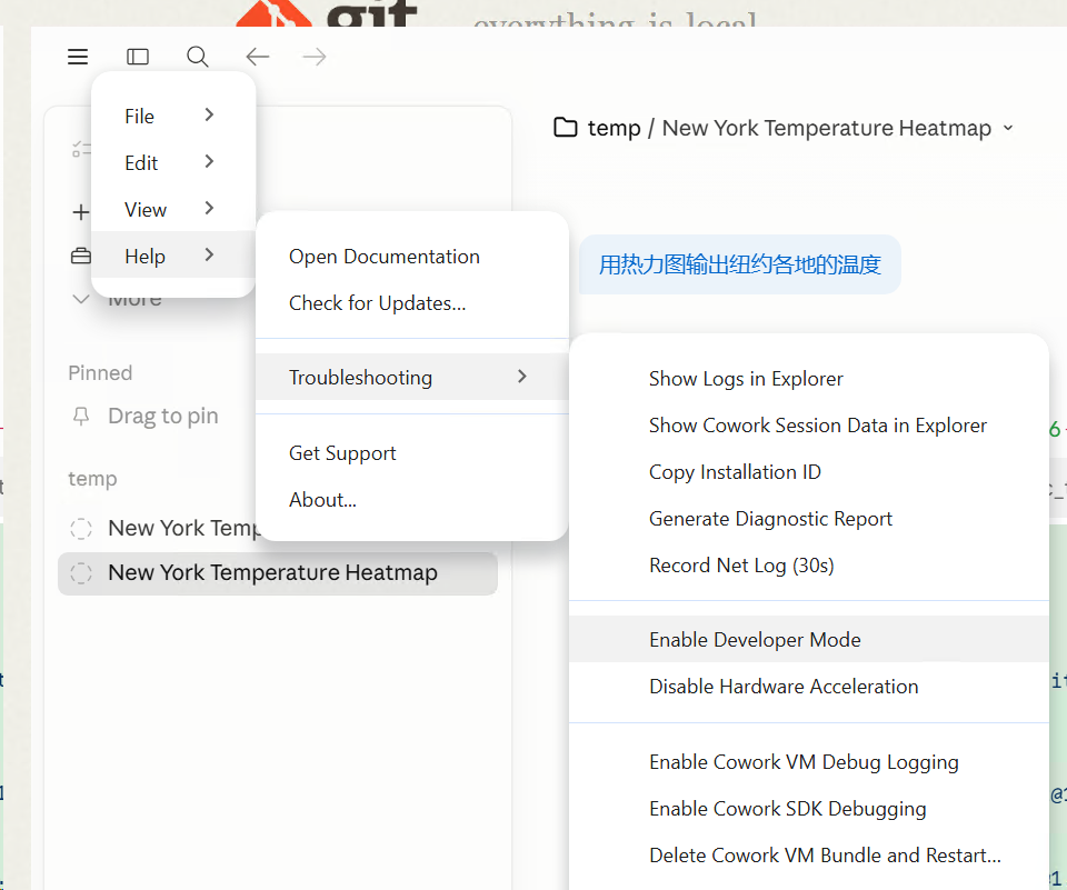 Windows menu entry